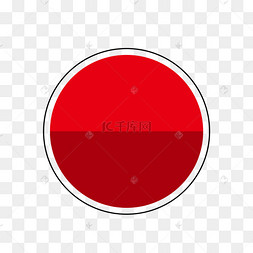 手绘红色圆形边框下载 png下载psd荧光撞色直播头像框下载 png下载psd