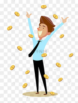 天上掉钱人物免抠碎掉的金属链条清明清明节祭祀烧纸灭火灭掉卡通卧室