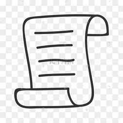 信纸文档简笔画