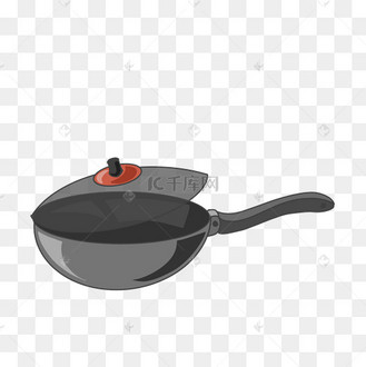 不粘锅卡通图片_不粘锅卡通设计图片素材大全-千库网