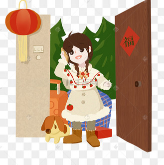 家门卡通图片_家门卡通设计图片素材大全-千库网