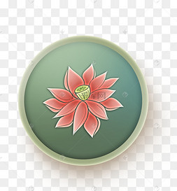 古风莲花莲蓬图标