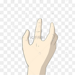 png下载psd卡通婴儿手摇玩具插画下载 png下载psd单手抓东西的手势