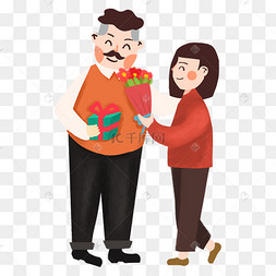 父亲节给爸爸送花