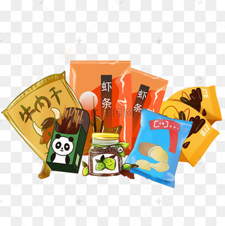 卡通零食大礼包