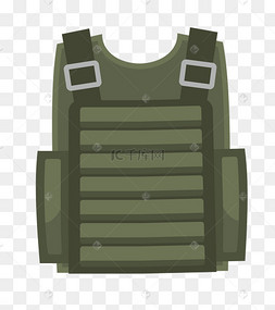 军绿色防弹衣