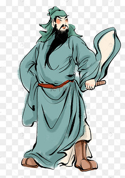 义薄云天关羽才能薄荷叶柠檬冰块元素夏天薄荷薄荷叶彩色墨迹薄彩渲染