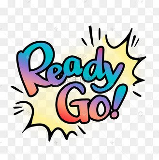 ready go准备出发英文装饰字