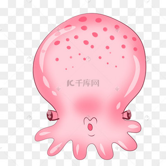 粉色小章鱼动物