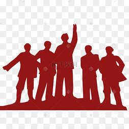 剪影革命图片-剪影革命图片素材免费下载-千库网