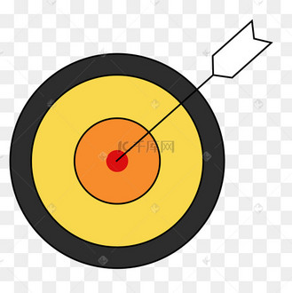 射箭箭靶卡通图标