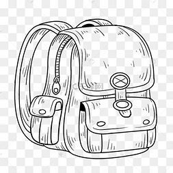 下载 png下载ai卡通矢量学生笔筒下载 png下载ai卡通手绘学生书包下载