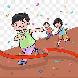 赛跑运动径赛跑步png素材