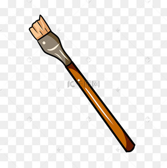 灰色手绘线稿画笔元素