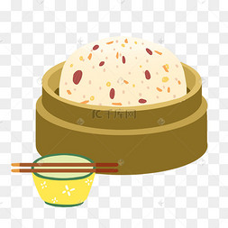 大寒八宝饭免抠png素材