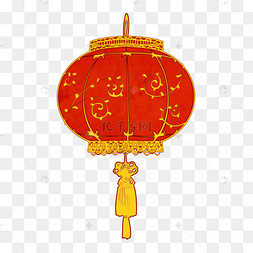 红色灯笼免扣