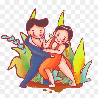 舞蹈班学习双人舞蹈