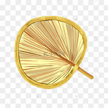 圆形圆扇团扇素材图片免费下载-千库网