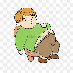 懒得运动的胖子