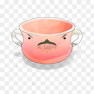 咖啡杯卡通拟人咖啡