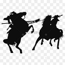 png下载psd古代骑马的将军人物设计可商用元素下载 png下