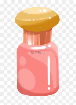 保湿精华护肤品插画