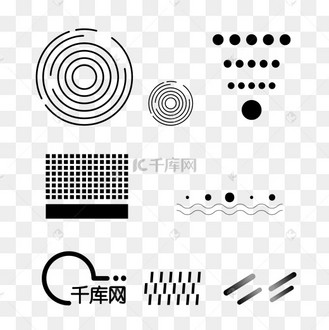 矢量排版可用小元素png素材
