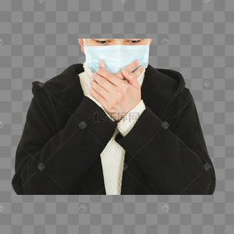 戴口罩咳嗽图片_戴口罩咳嗽设计图片素材大全-千库网
