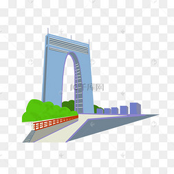 地标性建筑苏州东方之门