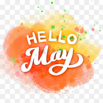 may五月英文字体设计