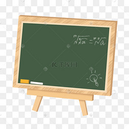 手绘学习黑板插画