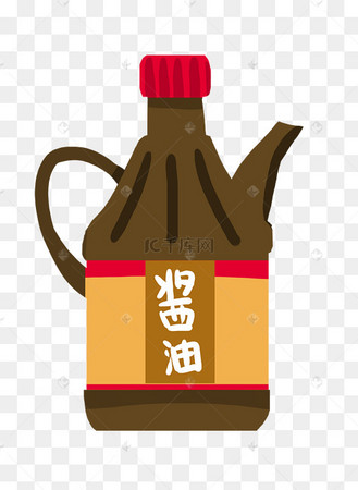 瓶装黑色酱油