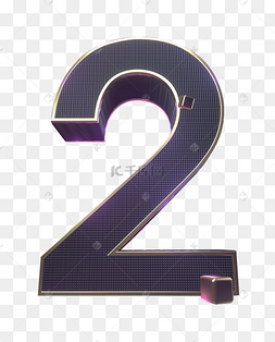 黑金倒计时数字