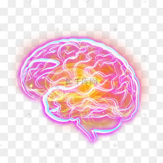 科技风创意手绘头脑图案