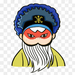 京剧人物净角人物