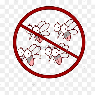 禁止蚊子防蚊虫虫子卡通动图gif