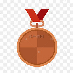 手绘矢量铜牌免抠素材