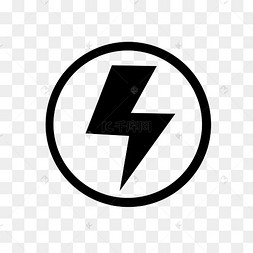 闪电图标图标