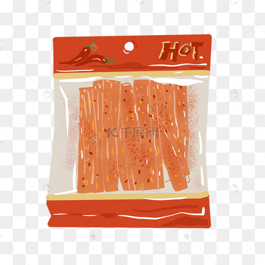 辣条插画
