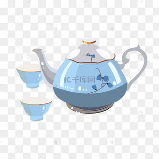 卡通青花瓷图片_卡通青花瓷设计图片素材大全-千库网
