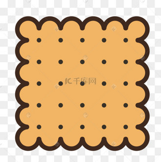 方形的饼干零食食物