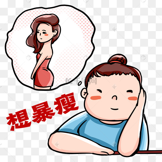 想暴瘦表情包图片