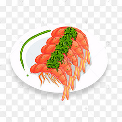 矢量手绘卡通虾尾卡通鱼表情包睡觉搞笑怪物插画黄色可爱圆脸矢量闭嘴