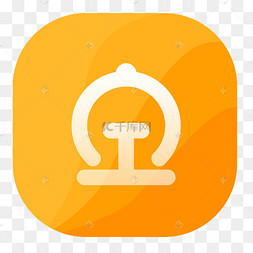 卡通的火车站图标设计