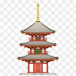 佛塔长刃唐刀可爱唐长老png手绘地藏王菩萨插画手拿糖葫芦的卡通中国