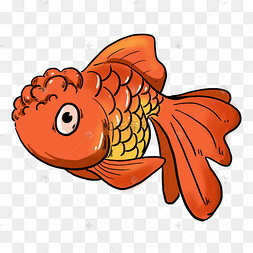 彩色创意金鱼元素