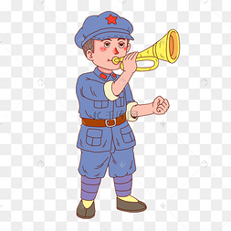 革命军人卡通人物