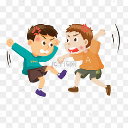小学生拳打脚踢