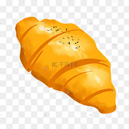 食物面包可颂