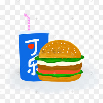 汉堡可乐速食